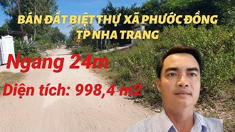 Bán lô đất biệt thự nghỉ dưỡng| Xã Phước Đồng TP Nha Trang|Cạnh sân golf| gần biển|QH đường 22m