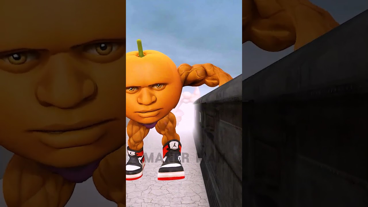 ItalianBrainrot racing with the train! 🚂🏃 