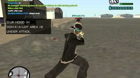 Gta samp trying to 2v1 without armor