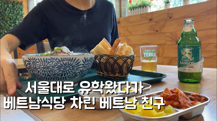 베트남 친구가 오픈한  베트남식당 방문