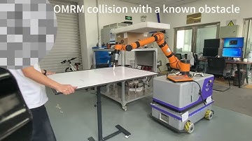 Obstacle avoidance of an omnidirectional mobile robotic arm