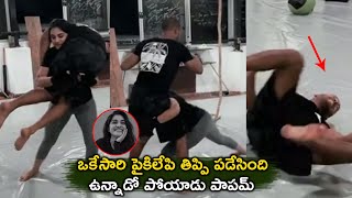 Actress Nivetha Thomas Stunts Practicing Video Latest Video Icrazy Media