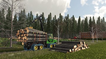 Another pile | EP. 16 | Fs22 timelapse | Forestry in Deer lands
