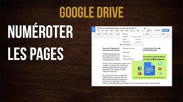 Insérer des numéros de pages automatique sur Google Docs