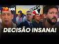 'CRESPO DEIXA O SÃO PAULO APÓS DIVERGÊNCIAS INTERNAS'; 'DIREÇÃO NÃO VIA EVOLUÇÃO NO TRABALHO'!