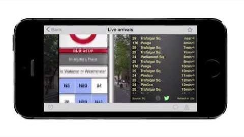 London Bus Checker 5.0 for iPhone, iPad and iPod Touch - iOS8 optimized