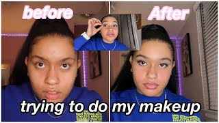 Trying to do my makeup for the first time