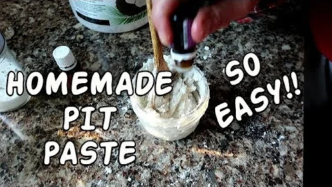 HOW TO MAKE DEODORANT ~ GET RID OF BODY ODOR NATUR...