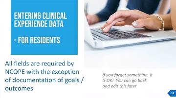 NCOPE Tracker for Residents, Mentors, and Directors