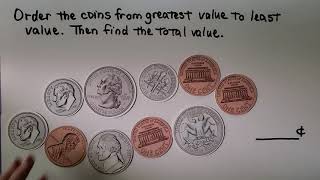 2nd Grade Math 7.3, Count Collections of U.S. Coins