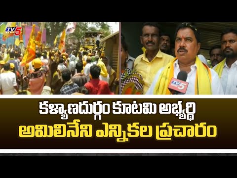 Kalyanadurgam TDP MLA Candidate Amilineni Surendrababu Face To Face Over Election Campaign |TV5 News - TV5NEWS