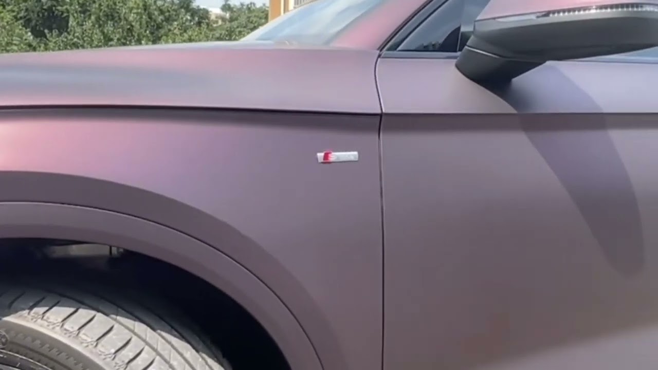 CAXVINYL Factory Direct PET Ultimate Magic Red Car Wrap Install Case