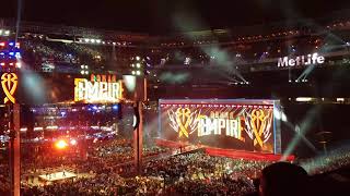 Wrestlemania 35 Drew McIntyre & Roman Reigns entrances