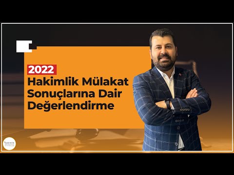 Özel İçerik - 2022 Hakimlik Mülakat Sonuçlarına Dair Değerlendirme - Erhan Kaya