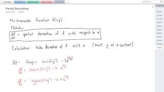 12.4 Partial Derivatives
