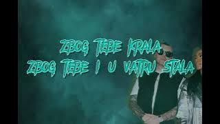 EDITA X RIMSKI ZBOG TEBE - TEKST LYRICS