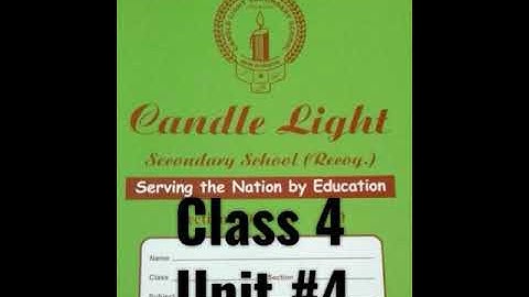 Class 4 English lit lecture 1 week 9