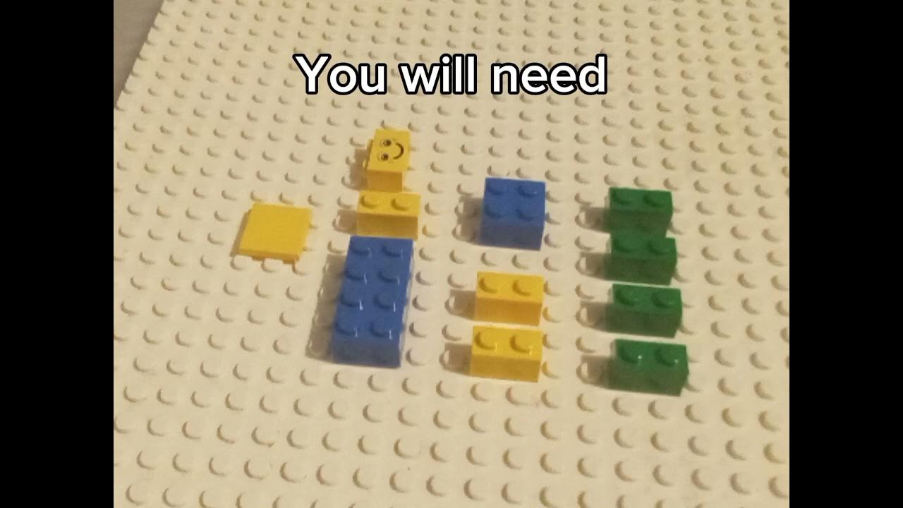 How to build LEGO Roblox Noob - Tutorial 