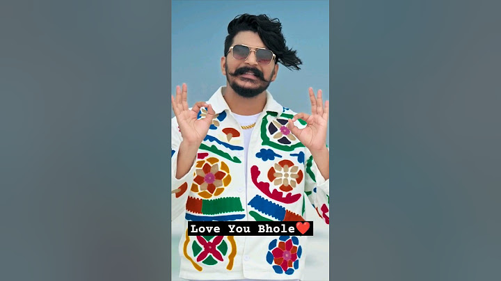 Love You Bhole 💖| Gulzaar Chhaniwala #newharyanvisong #bhole #ytshorts #speedrecordsharyanvi