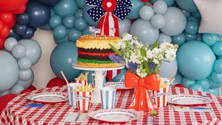 Forth of July Table Setting for a Chic Summer Holiday I Bonjour Fete
