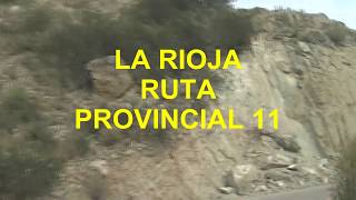 Ruta Provincial 11 La Rioja. Quebrada La Aguadita. Tramo Famatina