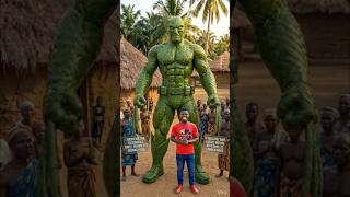 WOLVERINE GÉANT en FEUILLES DE COCOTIER 🔥😱 | Sculpture INCROYABLE avec GRIFFES XXL #busidigitale