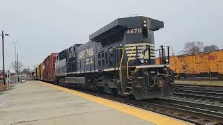 Trains on the NS Chicago Line!!