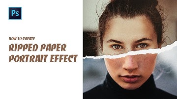 How to Create Ripped Paper Portrait Effect | Photoshop Tutorials
