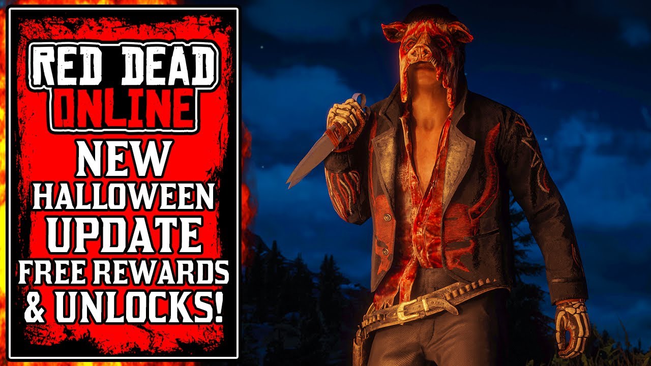 The NEW Red Dead Online Update HALLOWEEN REWARDS! (RDR2 Halloween Pass