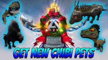 Get New Chibi Dino Pets In Ark Winter Wonderland