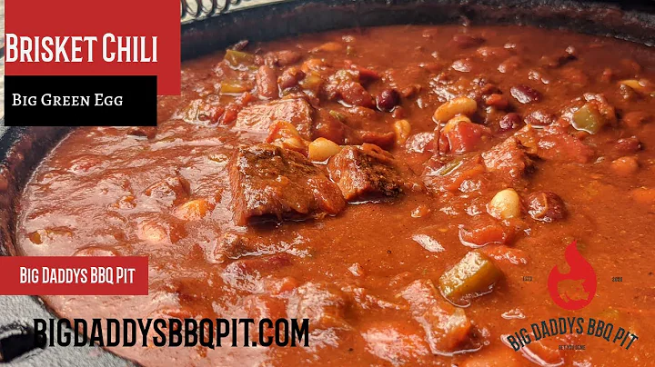 Ultimate Smoked Brisket Chili Recipe For The Big Green Egg! | Smoked Chili Recipe