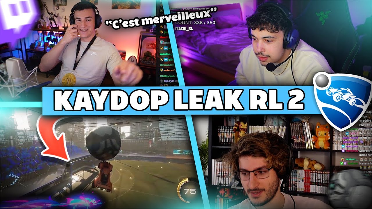 KAYDOP RÉAGIT AU LEAK DE ROCKET LEAGUE 2 - Best of Rocket League FR #499 Réactions - YouTube