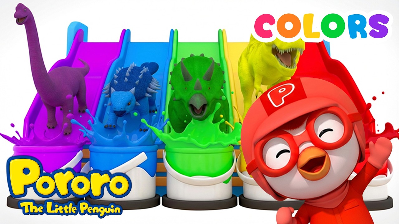 Learn Color with Pororo! | Rainbow Teeth and Balloons! | Fun Color Story for Kids
