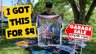 VINTAGE NASCAR JACKPOT + Thrifting at the Goodwill Racks!!