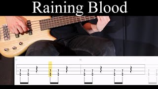 Raining Blood (Slayer) - Bass Cover (With Tabs) by Leo Düzey