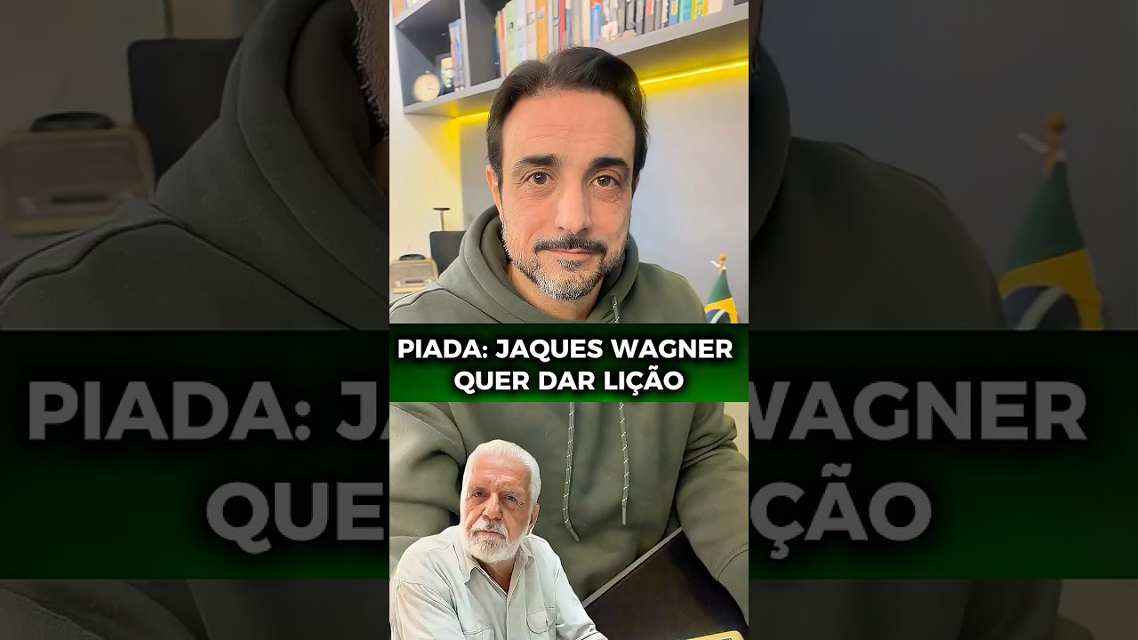 Piada? Jaques Wagner quer dar lição