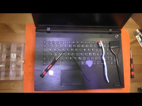 Disassembly Toshiba C70-C- Series L70-C Repair Upgrade Cleaning fan