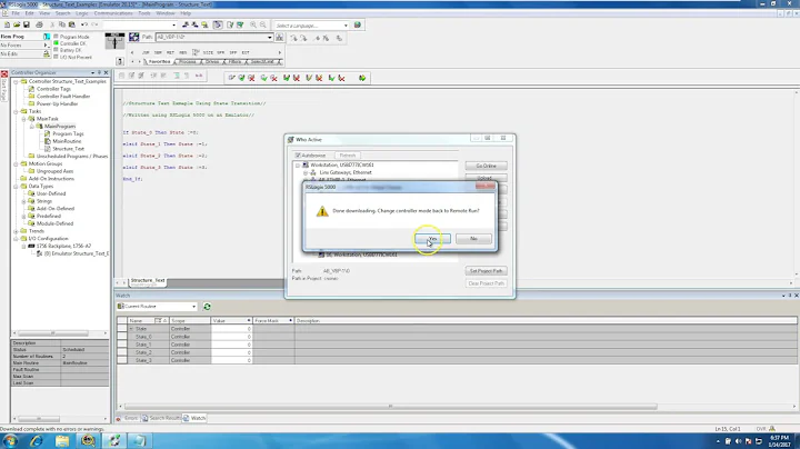 RSLogix 5000 Structured Text...If..Then...Else..