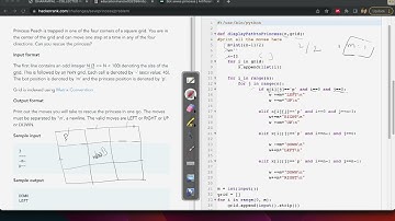 Bot saves princess  hackerrank challenge artificial intelligence