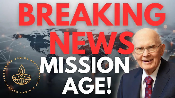 BREAKING NEWS Missionary Age Change For Young Women To 18 Years Old!