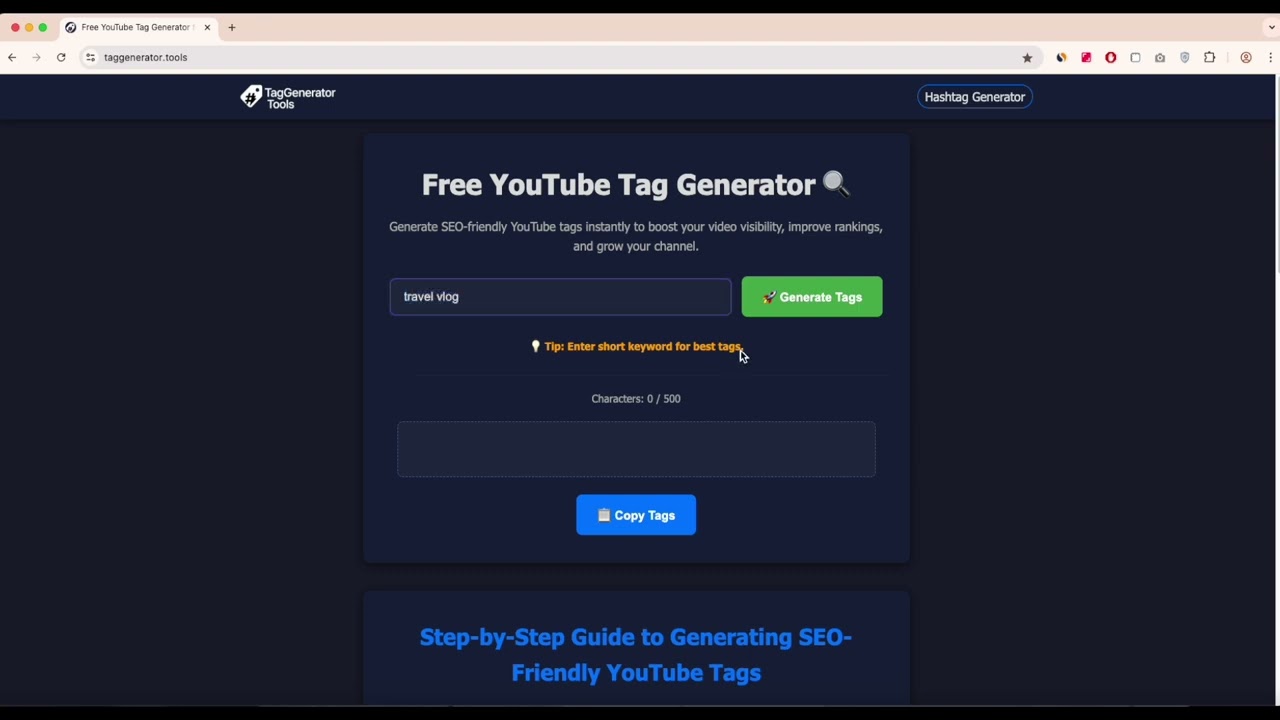 YouTube Video Tag Generator Tools | How To Get More Views On YouTube Video | YouTube SEO Tools