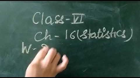 DAV Nahan class Vl maths ch 16 statistics part 5