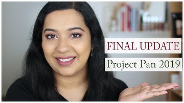 Project Pan 2019 Final Update | How did I do?