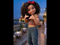 She's Not Real but Her Paris Dance is INSANE 🗼✨  #AIGirl #Dance #Trending