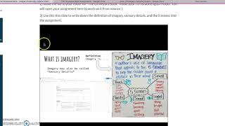 Imagery Chart - English 7