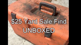 $25 Husqvarna 154 SE Chainsaw Yard Sale Find UNBOXED