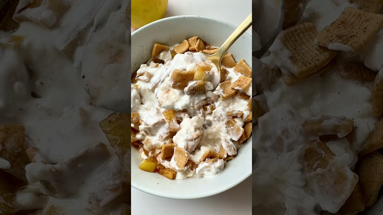 Яблочный пирог с йогуртом в миске | Корм ​​для птиц 