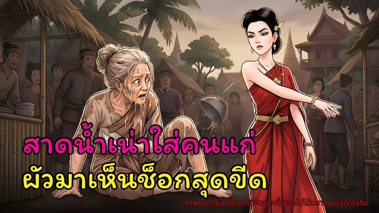 สะใภ้สาดน้ำเน่าใส่ขอทาน หารู้ไม่นั่นคือแม่ผัวเศรษฐีปลอมตัวมา! | นิทานใต้ร่มไม้ | นิทาน |