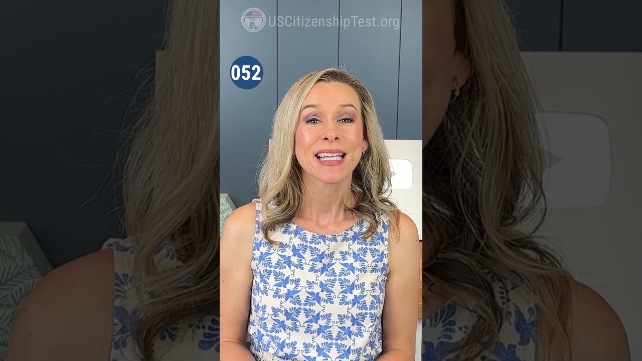 Official USCIS 128 Civics Q 52 | US Citizenship Test 2025 civics 