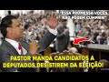 CANDIDATOS FAZEM PROMESSA NO PÚLPITO E PASTOR MANDA ELES DESISTIREM DE CANDIDATURA! - Testemunho!